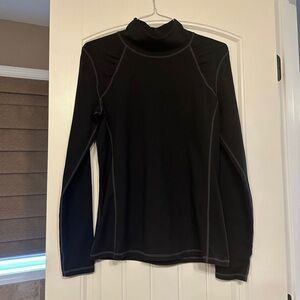 Athleta Black Long Sleeve Top